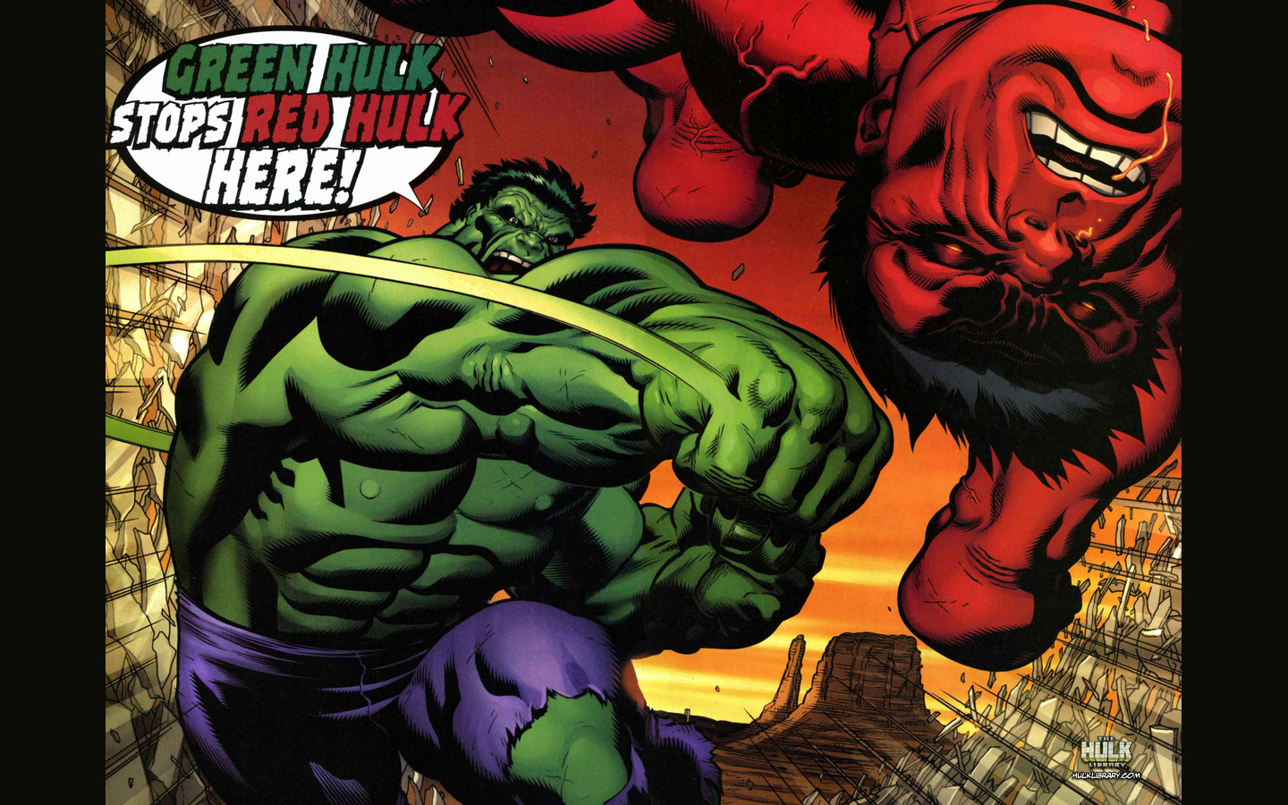 Red Hulk Wallpaper HD Background