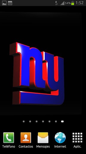 New York Giants 3d Live Wallpaper Logo For