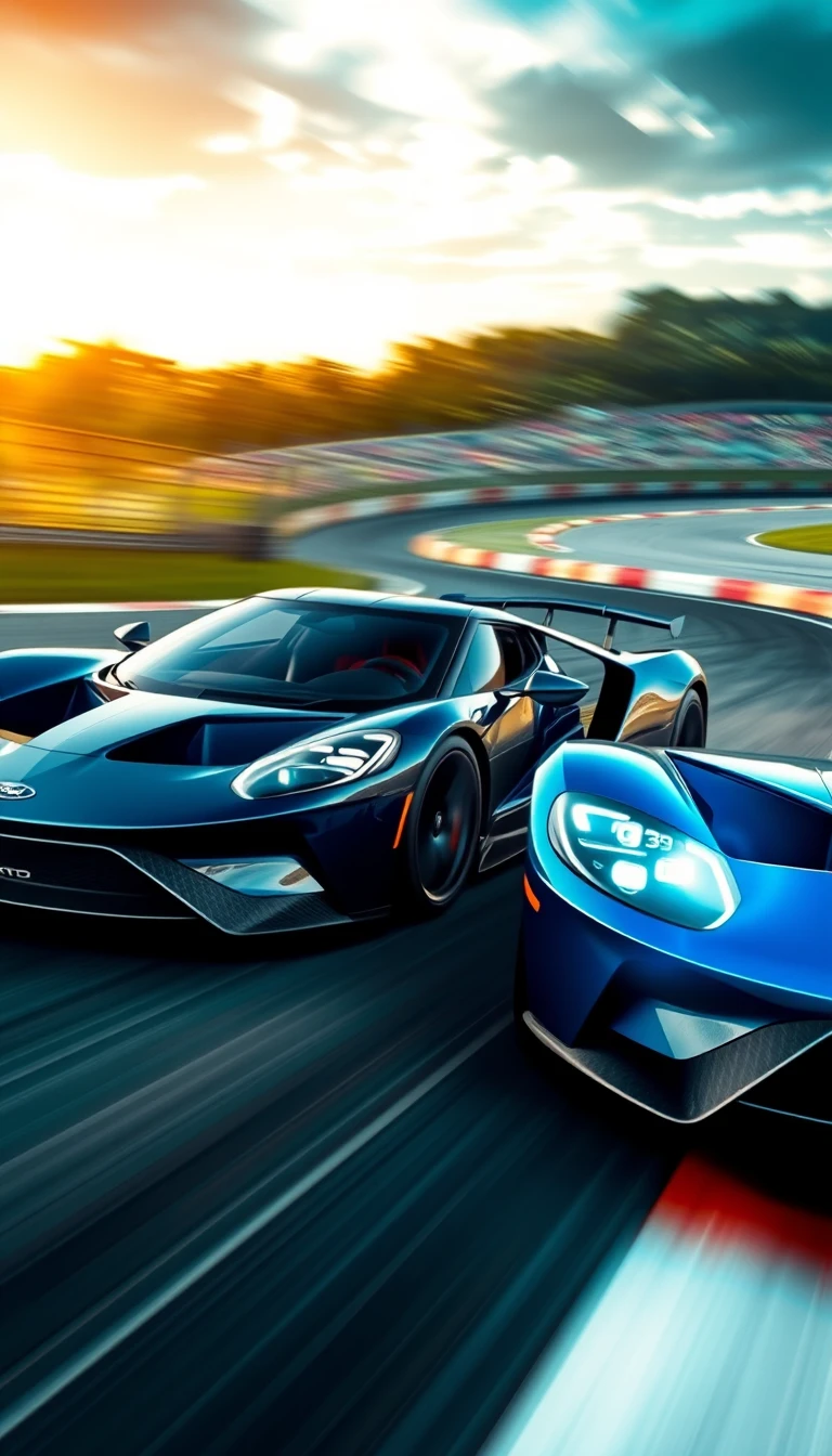 Ford Gt Supercar Phone Wallpaper