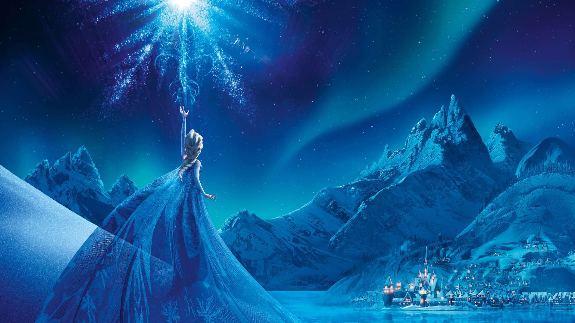 HD Wallpaper Frozen Elsa Snow Queen Palace 1080p