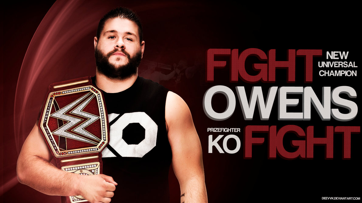 Kevin Owens Wwe Universal Champion HD Wallpaper By