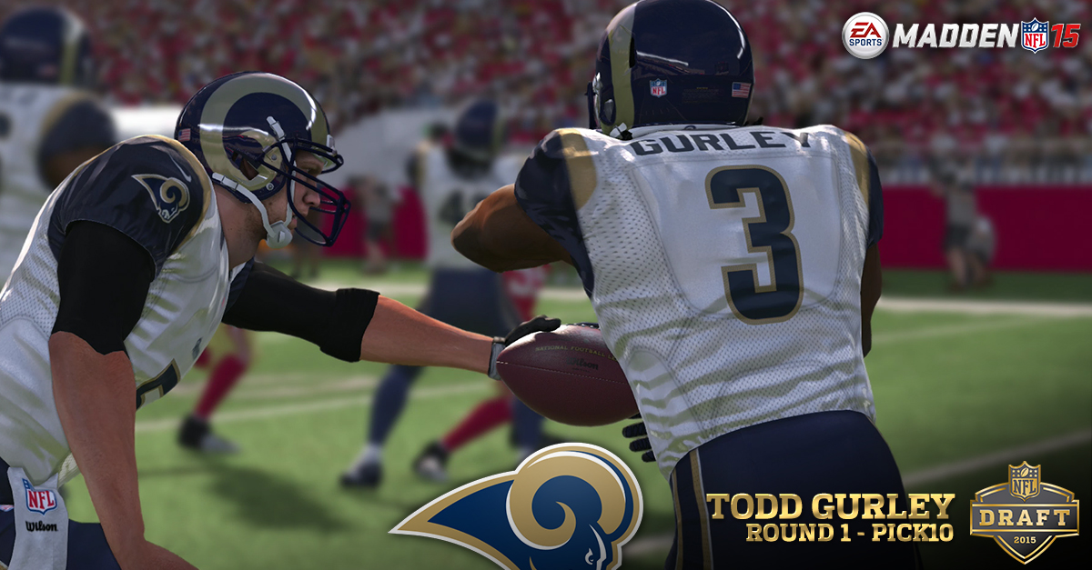 Todd Gurley Got His Own Madden Draft Card When The St Louis Rams