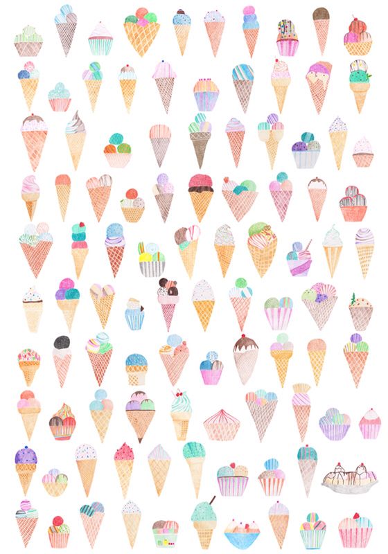 Ice Cream Cone iPhone 5 Wallpaper Pattern 100 Icecream Ice Ice Baby