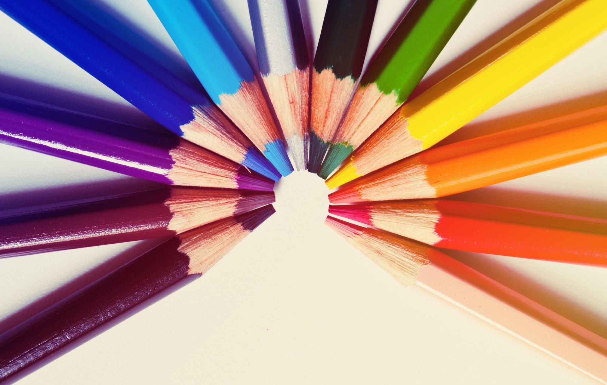 Colored Pencil Drawing HD Wallpaper