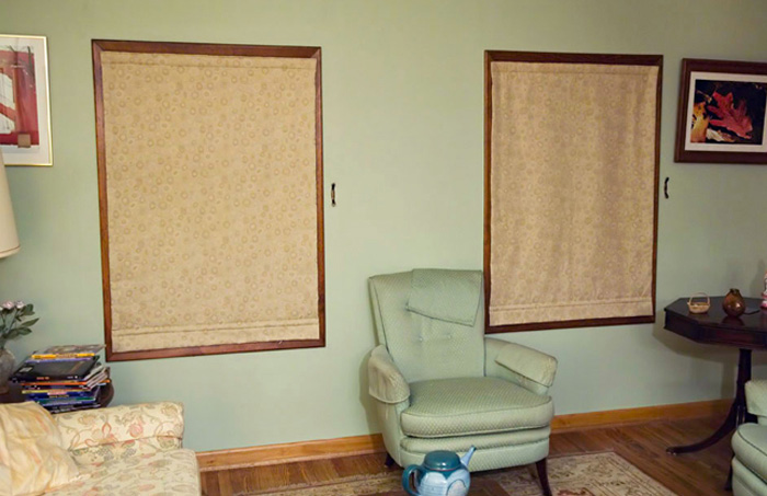 Insulated Window Blinds Grasscloth Wallpaper