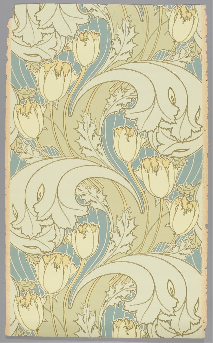 Charles Francis Annesley Voysey Tulip Wallpaper