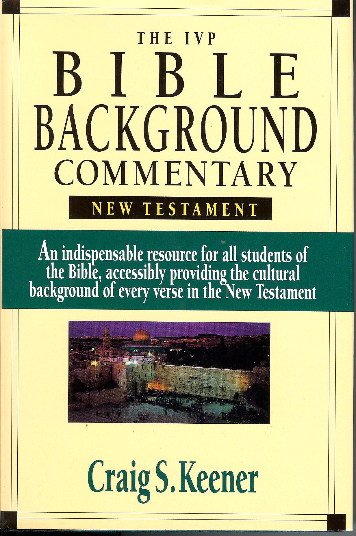 Ivp Bible Background Mentary New Testament Theword Books