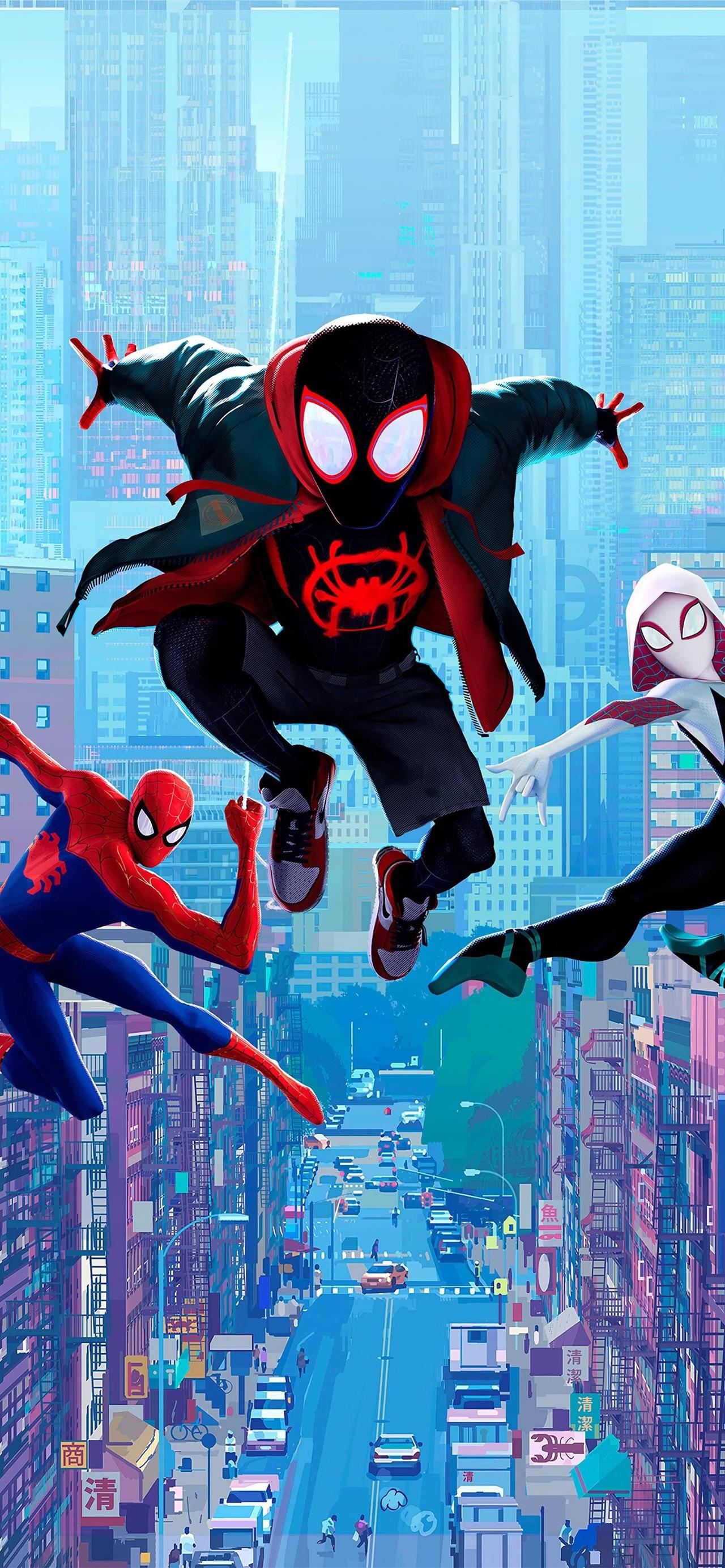 Into The Spider Verse iPhone Wallpaper By Batboy101 On