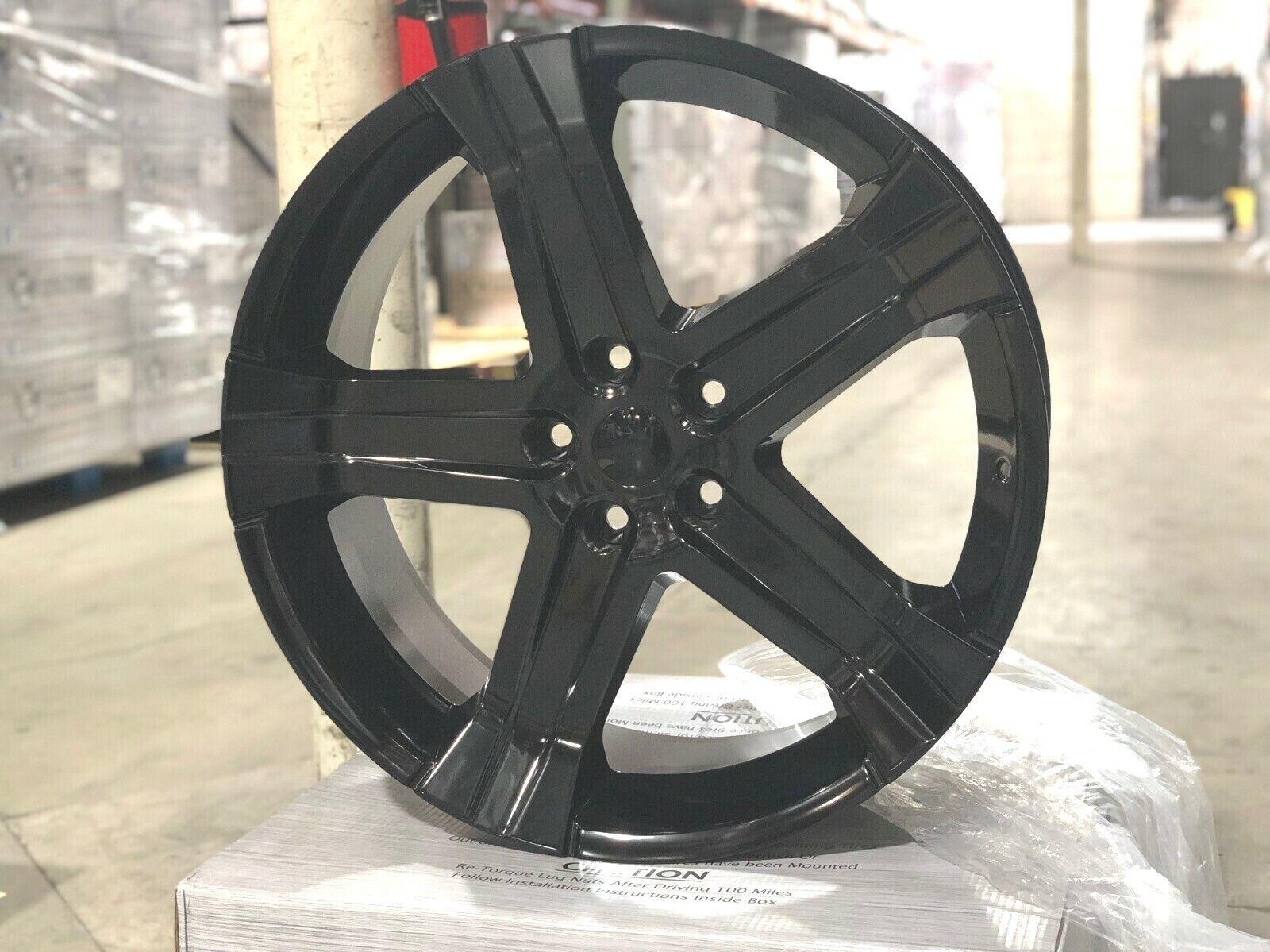 Fits Ram Rt Gloss Black Tires Wheels Rims All Season For Dodge