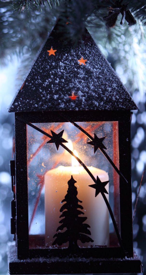A Christmas Lantern Ios8 HD Wallpaper For iPhone And Ipod Touch