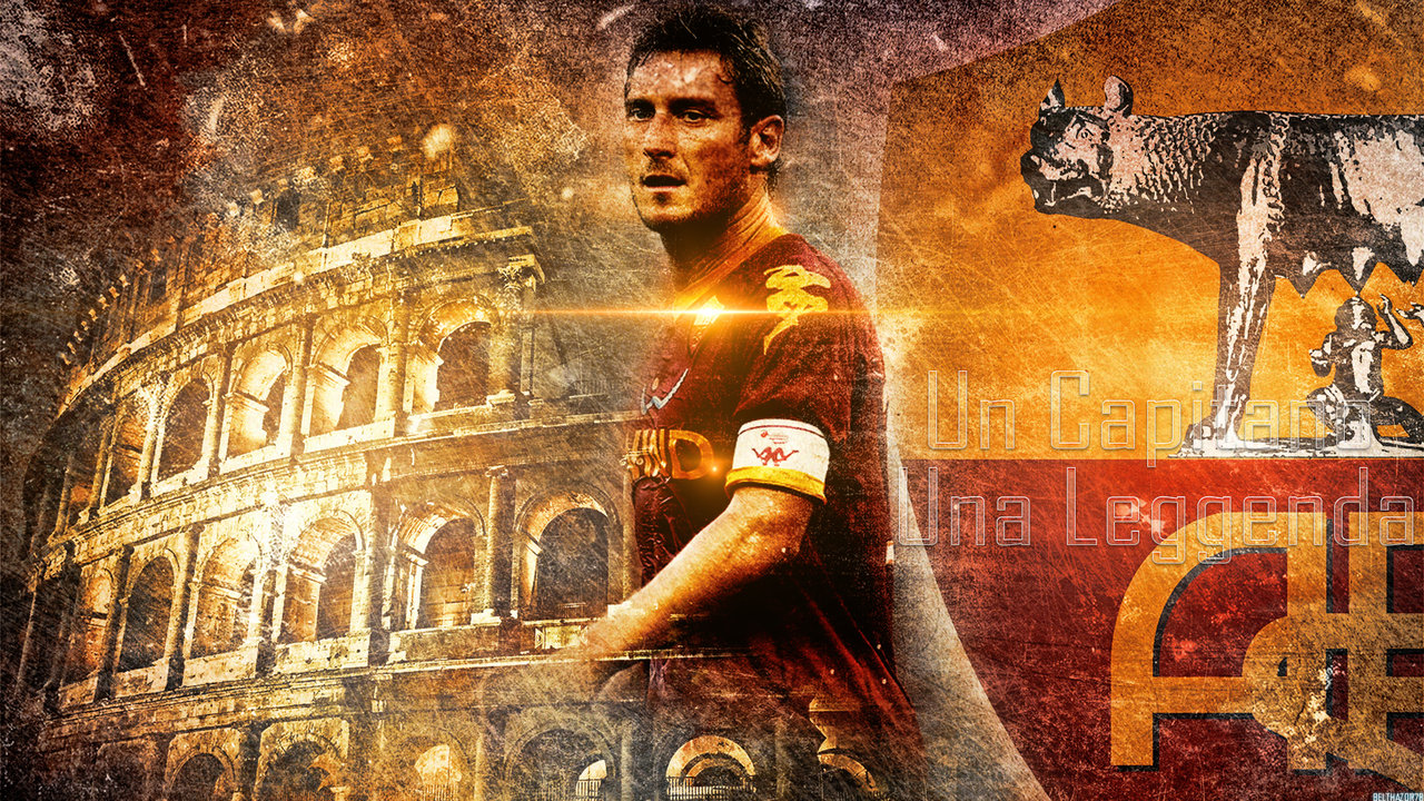 Francesco Totti Flares Legend Burn By Belthazor78 On