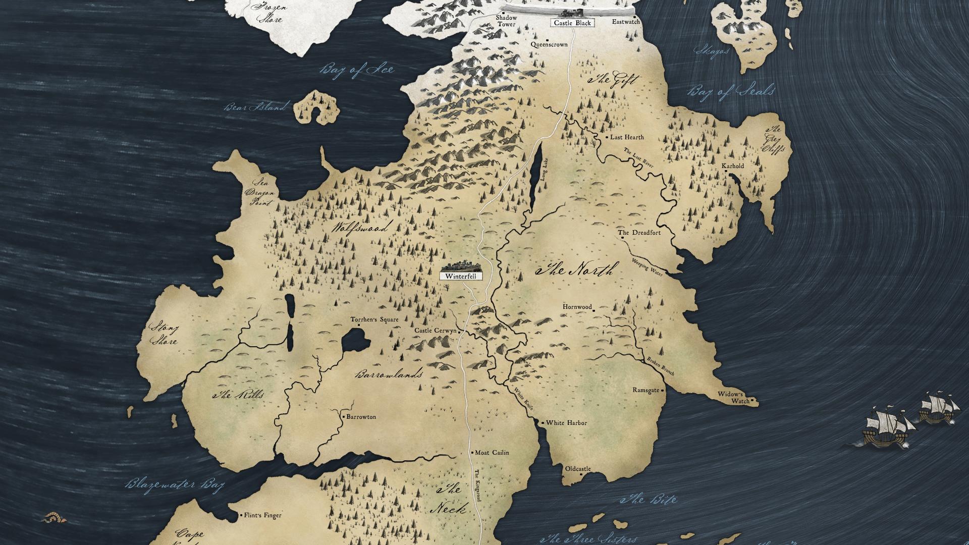 Map Of Westeros Wallpaper For Phones And Tablets