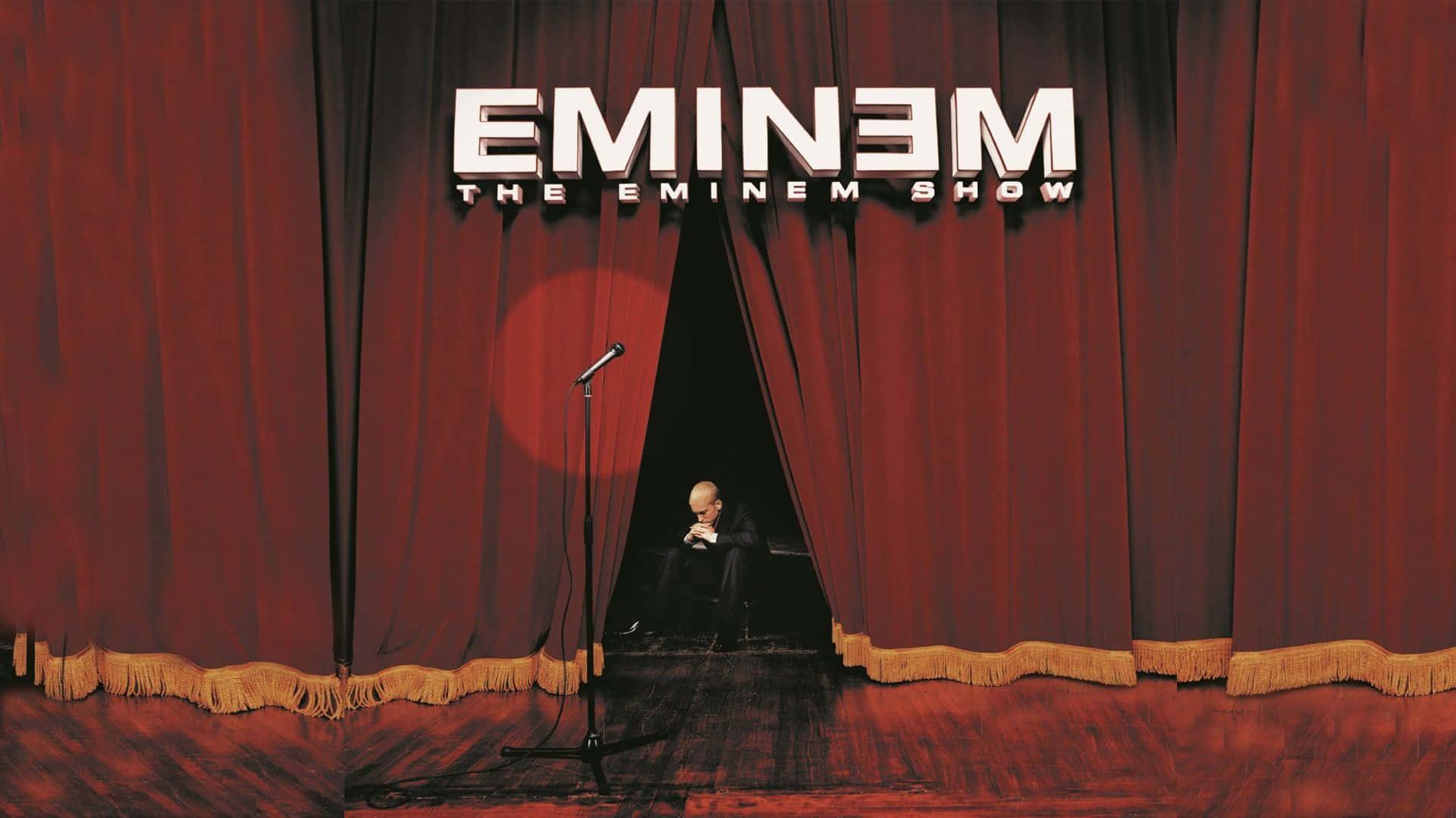 Eminem Performing On Stage Wallpaper