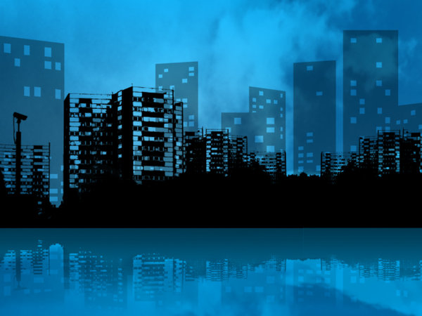 Blue City Theme Wallpaper By Iamablue Monkey