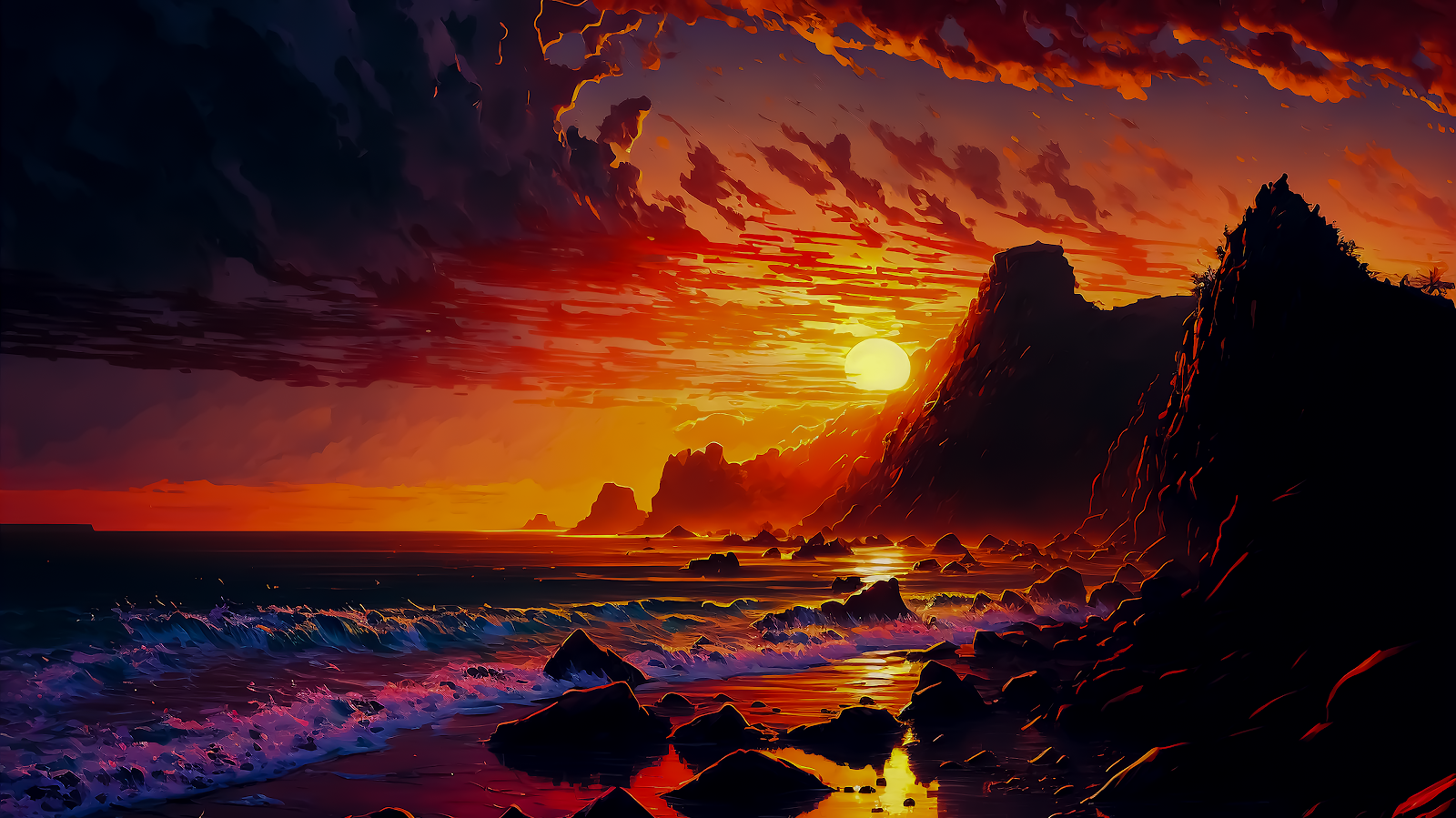 🔥 Free Download Sunset Ai Generated Wallpaper 4k For Pc By Jrobbins76 Wallpapersafari