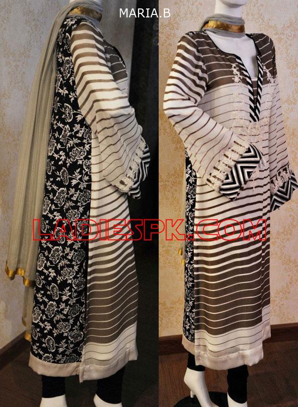 new maria b shalwar kameez 2013 designs1 New Maria B Designer Summer 600x818