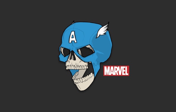 Captain America Minimalism Wallpaper