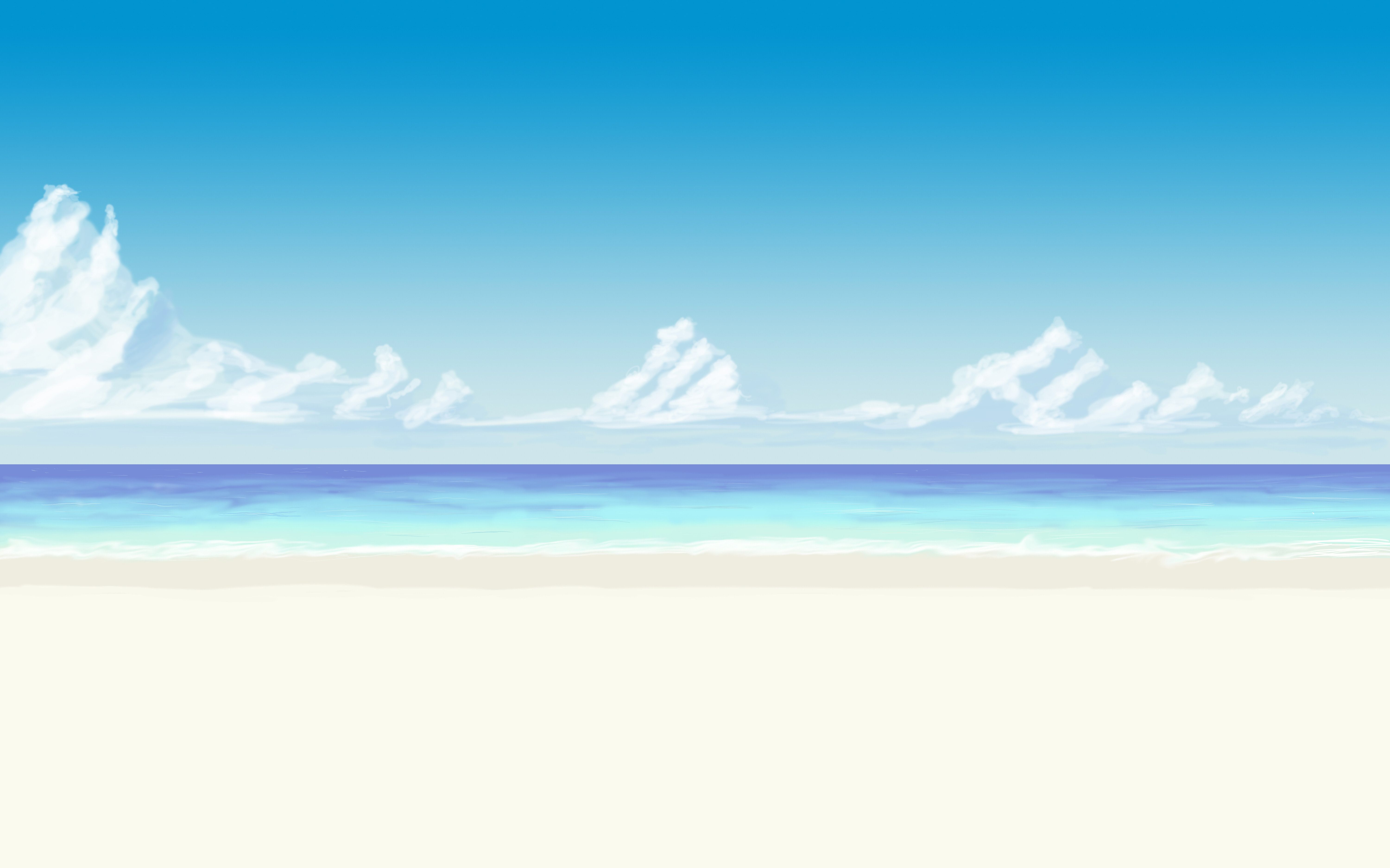 Another Anime Beach Background By Wbd Deviantart On