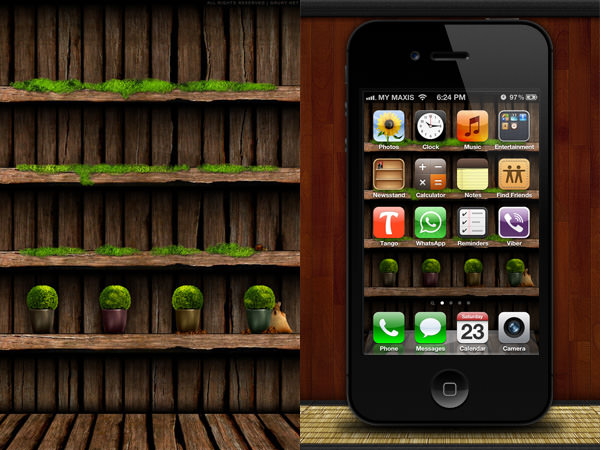 Definition Wallpaper Which Will Turn Your iPhone Into A Garden Shed