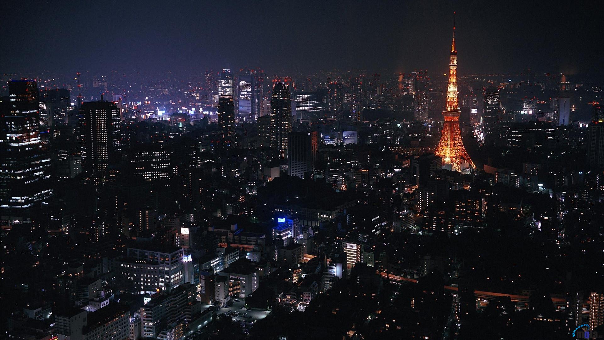 Download Wallpaper Tokyo Tower Japan 1920 x 1080 HDTV 1080p