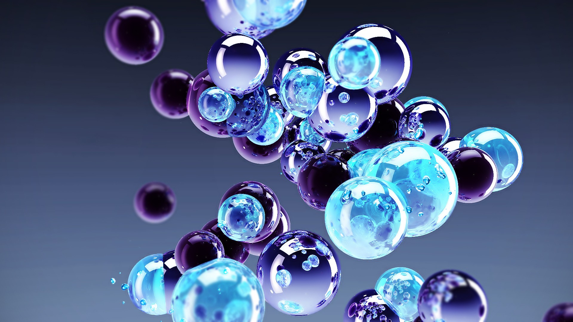 Glass Marbles HD Wallpaper Background