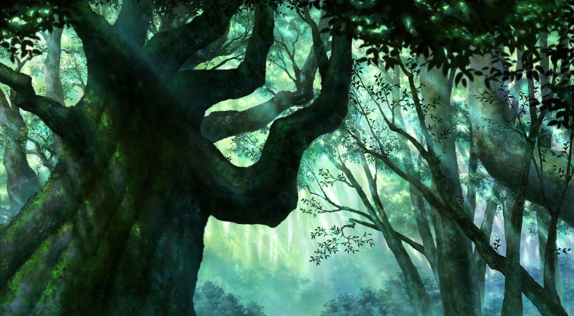 Forest Path Anime Background by wbd on DeviantArt