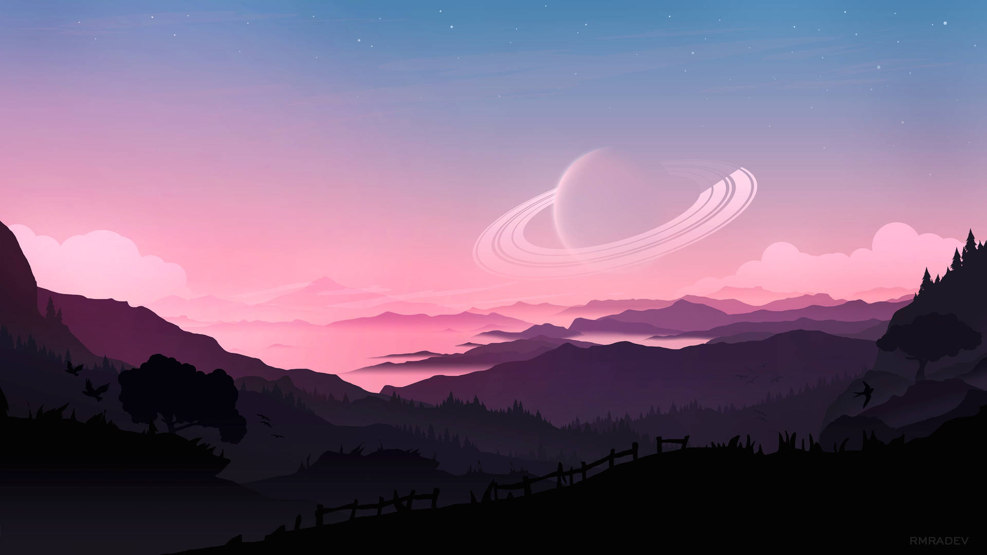 Saturn 4k Wallpaper