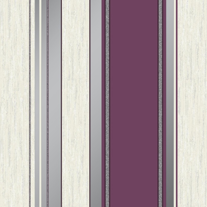 Vymura Synergy Stripe Plum Sample M0800 Cut Price Wallpaper