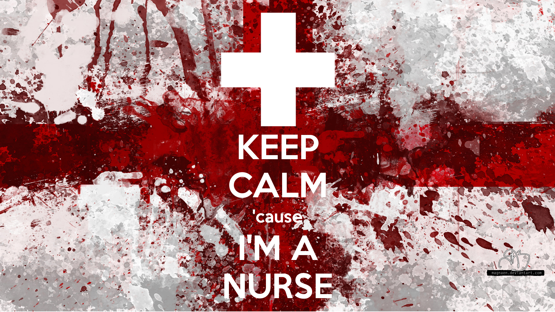 Keep Calm Cause I M A Nurse England Flag Wallpaper Nursing