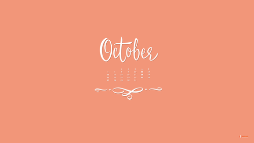 Wallpaper Calendar October Windows Theme Next Of
