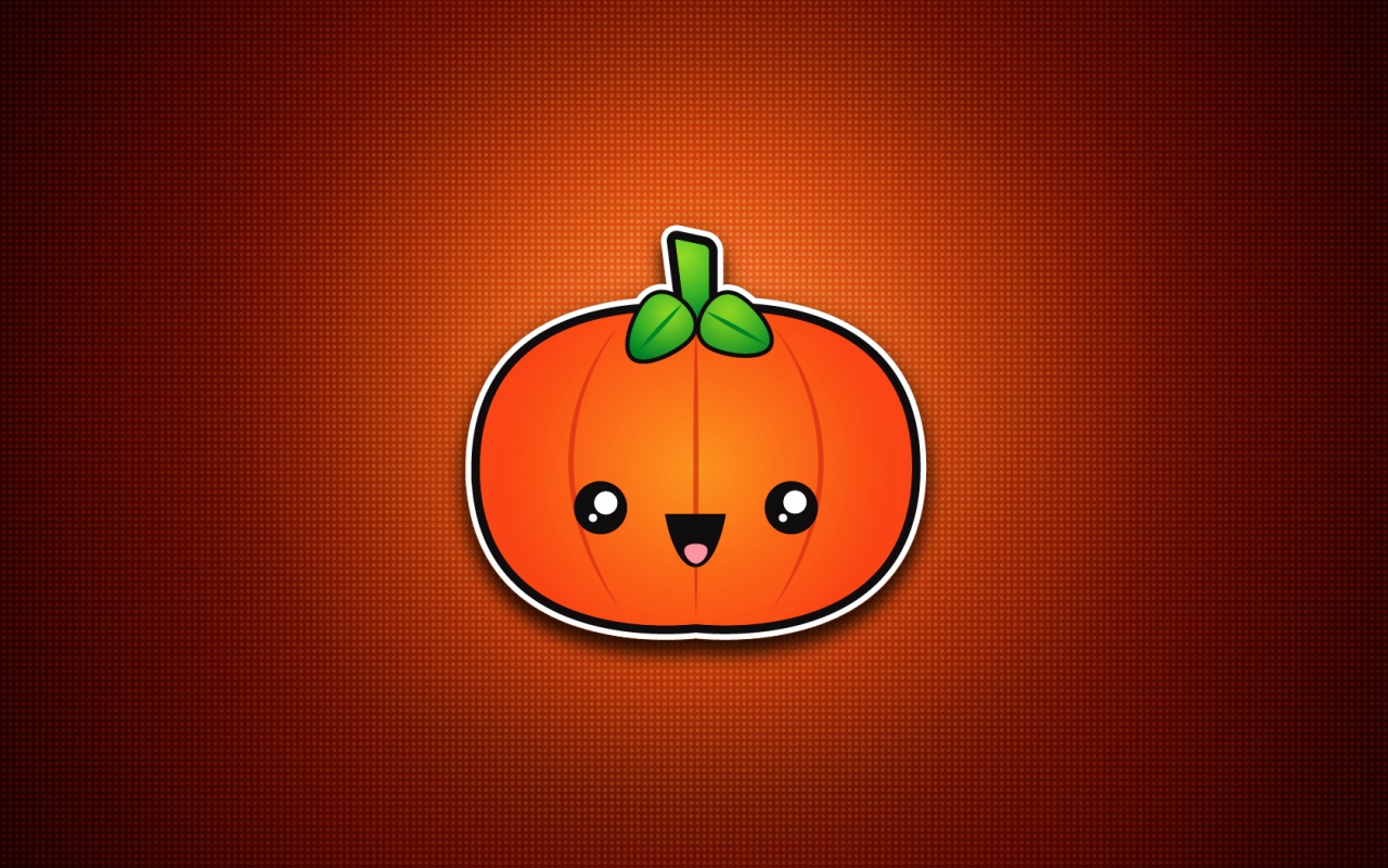 Simple Orange Pumpkin Desktop Pc And Mac Wallpaper