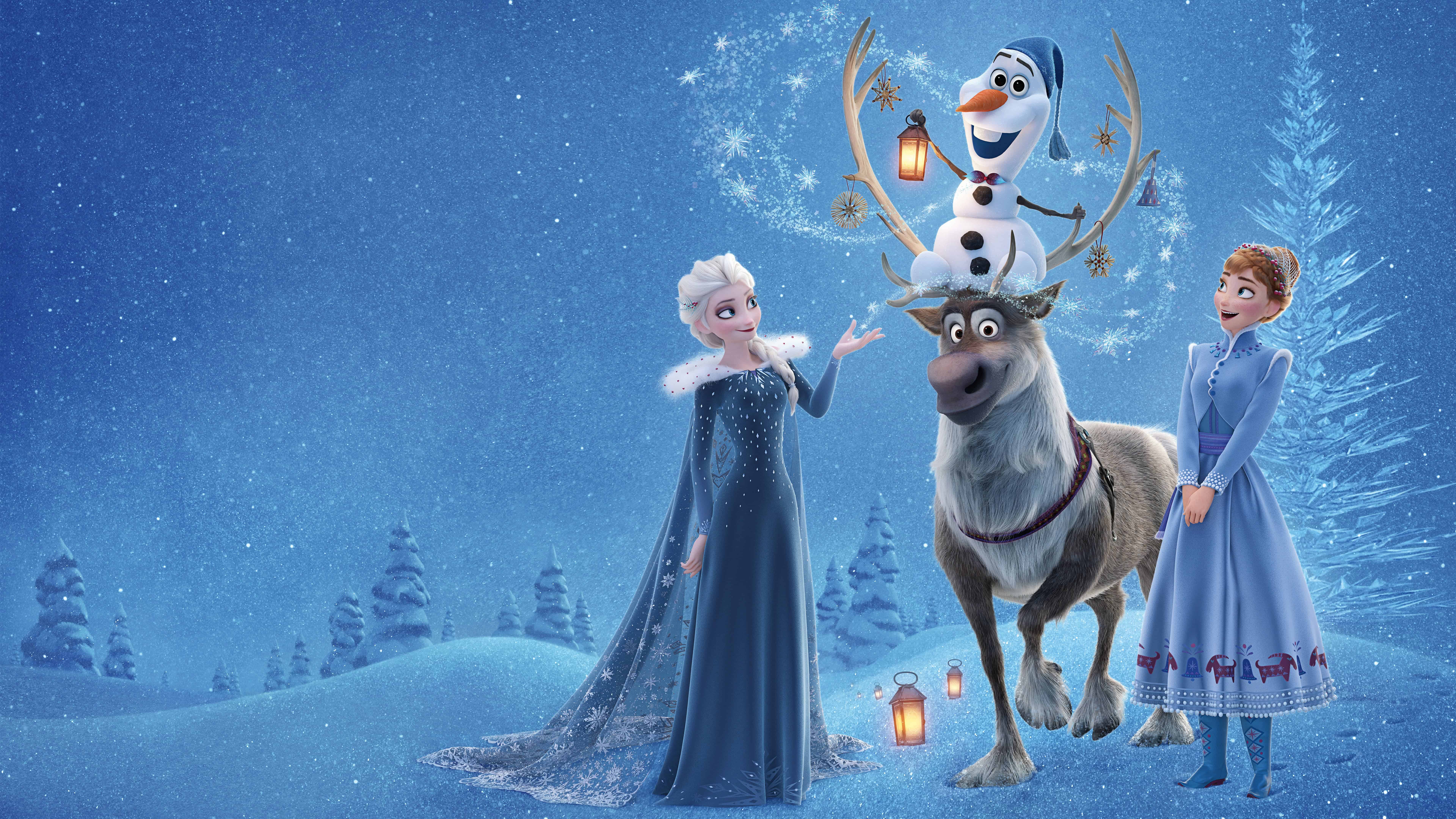 Olafs Frozen Adventure UHD 8K Wallpaper Pixelz