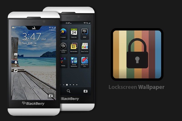 Screen With Lockscreen Wallpaper For Blackberry Crackberry