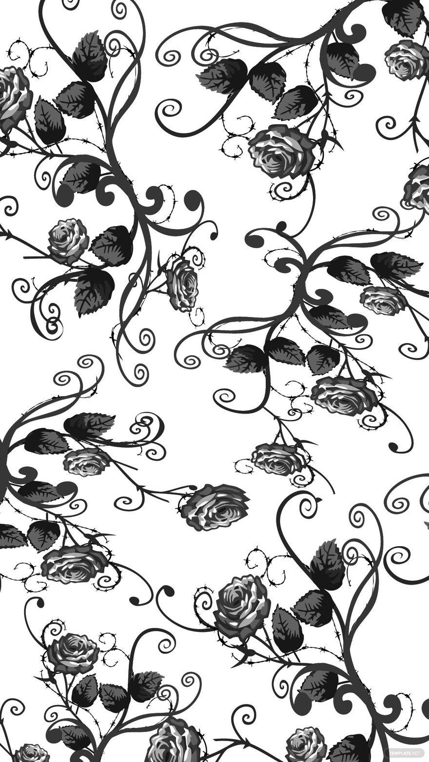 Simple Black And White Background Design Wallpaper