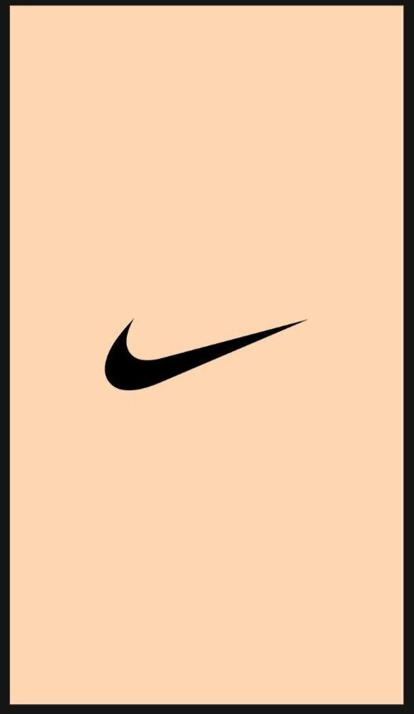 Vintage Nike Logo Wallpaper Brown Aesthetic