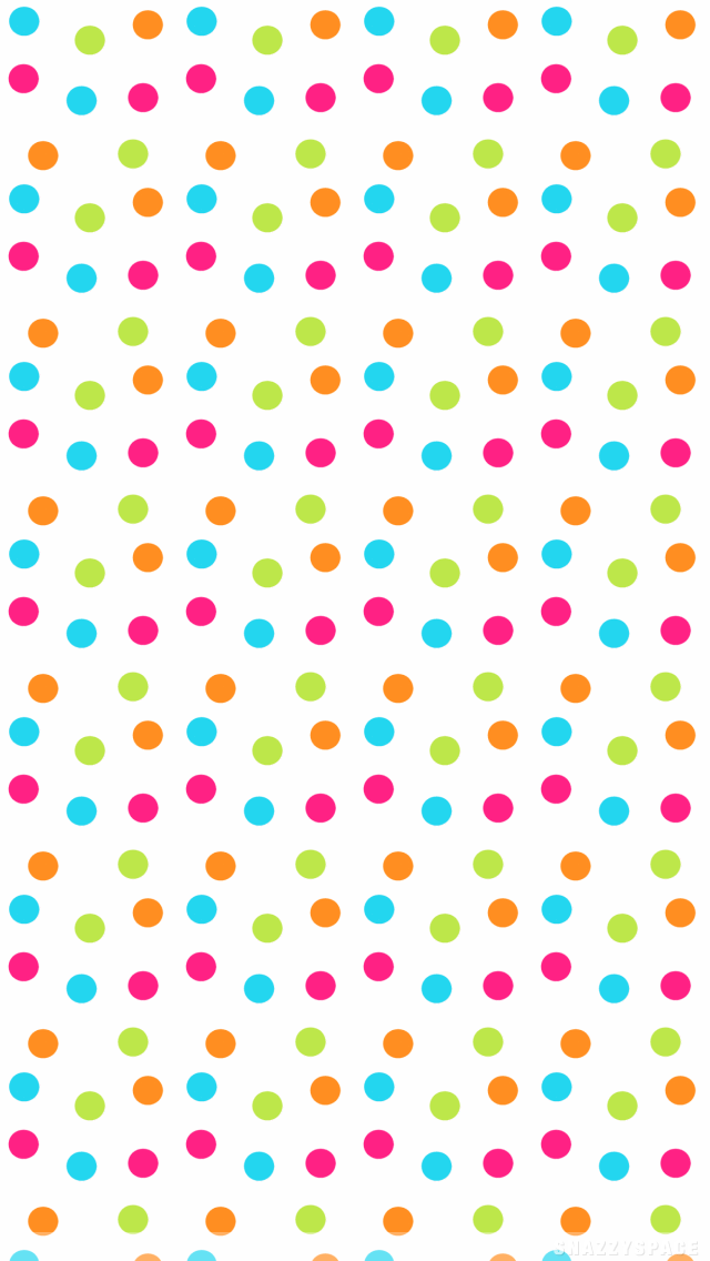 Installing This Colored Polka Dots iPhone Wallpaper Is Very Easy Just