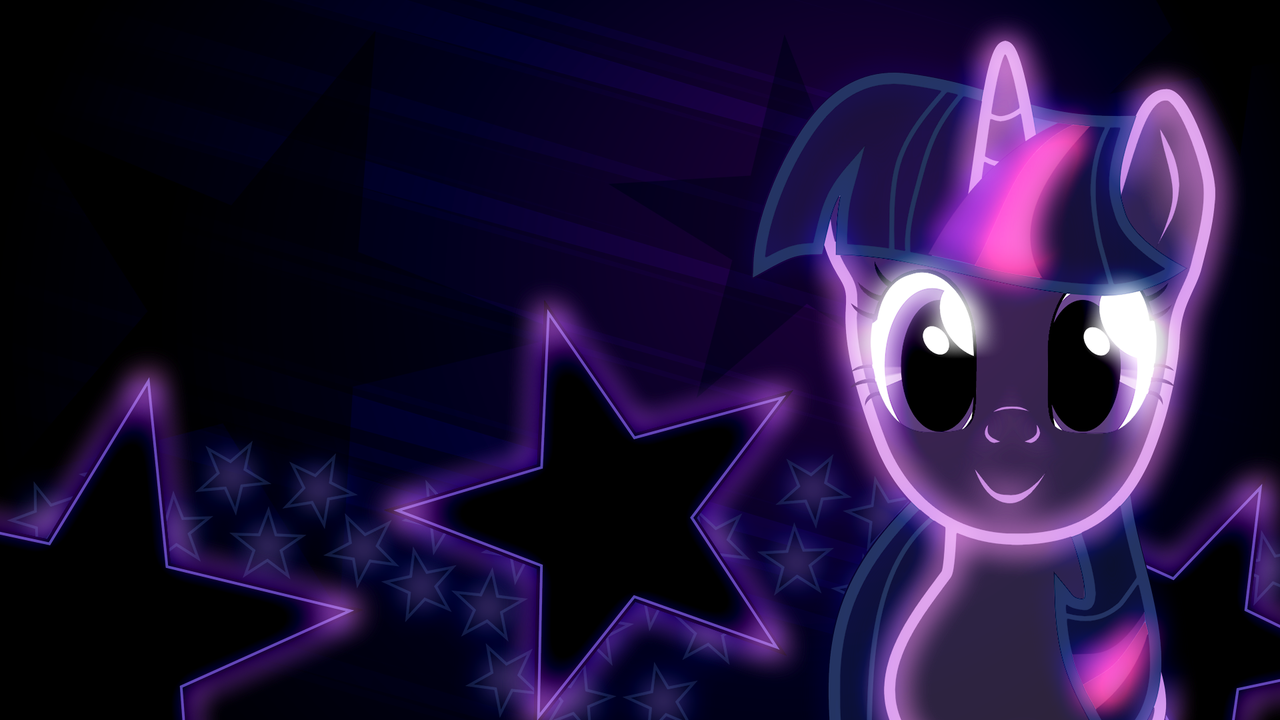 Mlp Twilight Sparkle Neon Wallpaper My Little Pony
