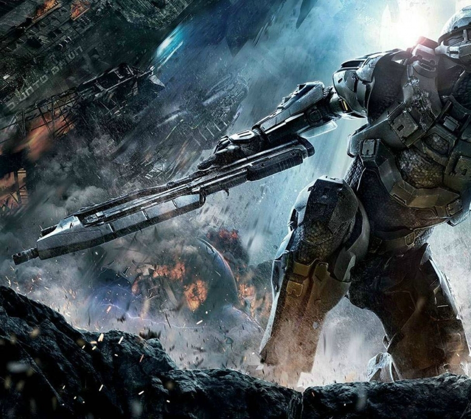 Xbox Halo Cover Art Wallpaper