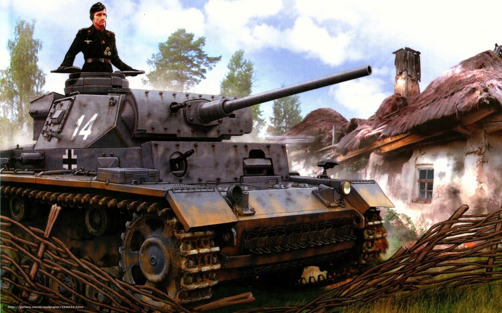 Wallpaper Panzer Iii Ww2 Military Art Desktop