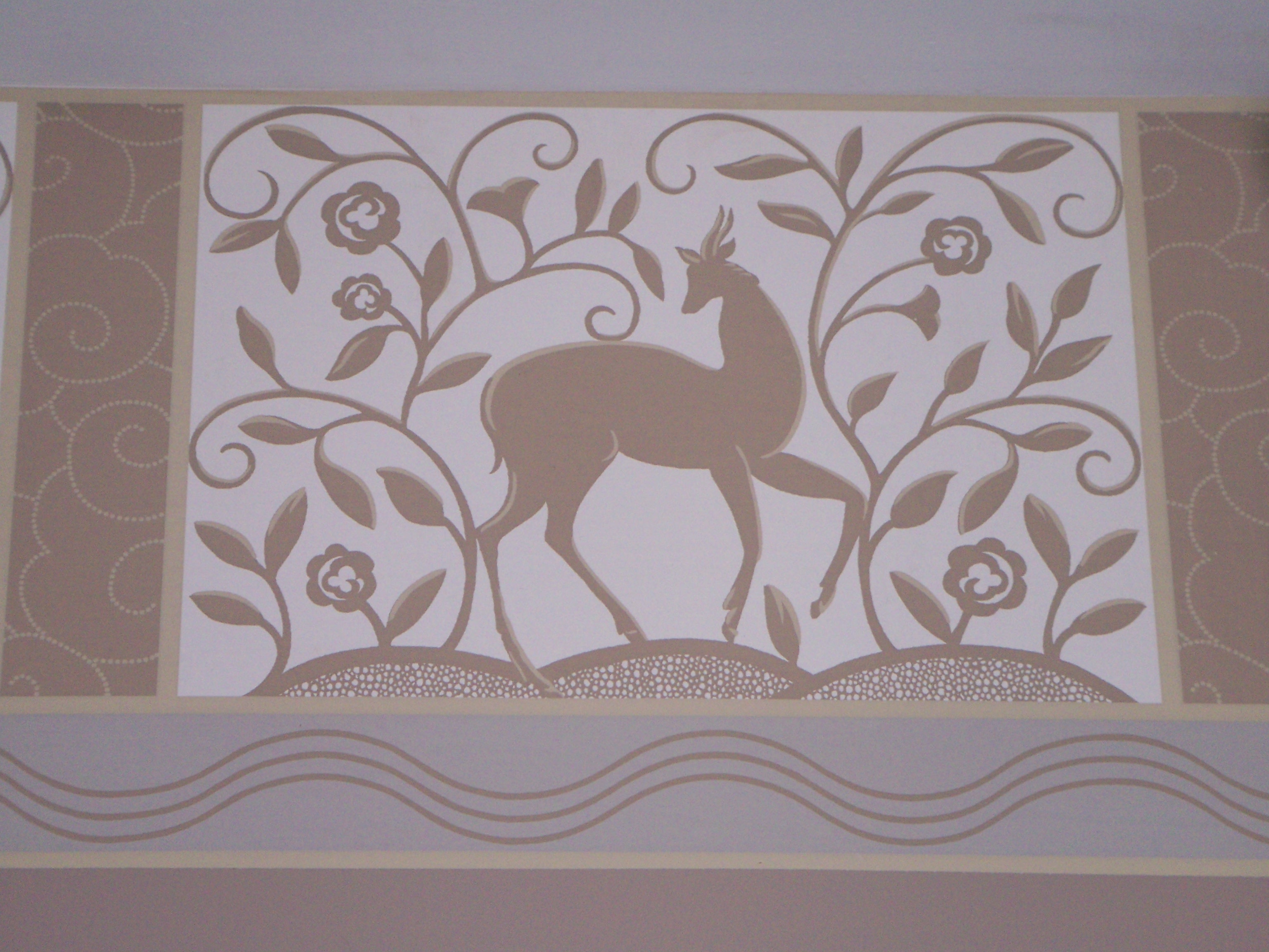 DETAIL ARTS AND CRAFTS REPRODUCTION BORDER tHE gAZELLE 3072x2304