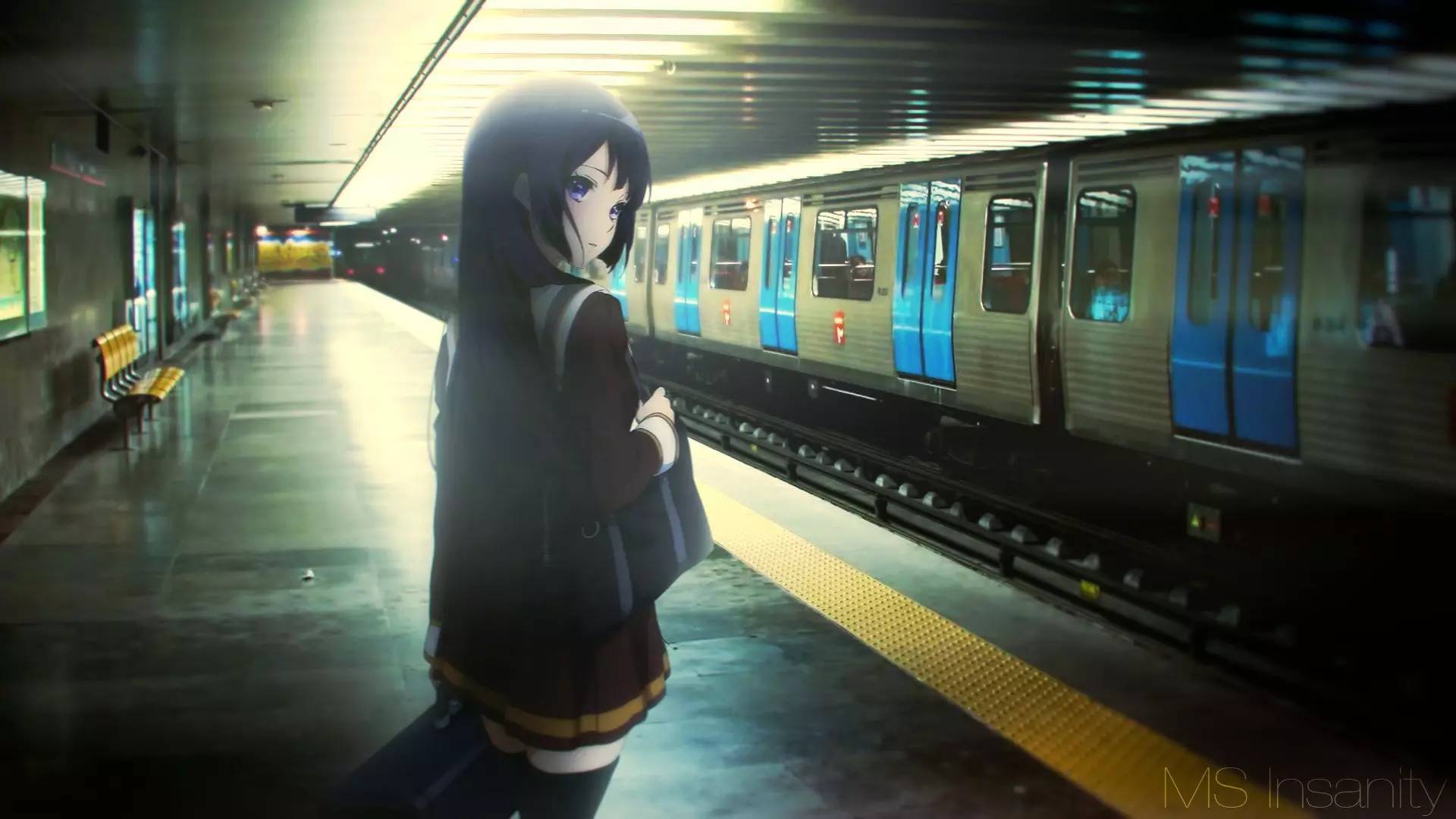 Hibike Euphonium Metro Anime Girls Kousaka Reina