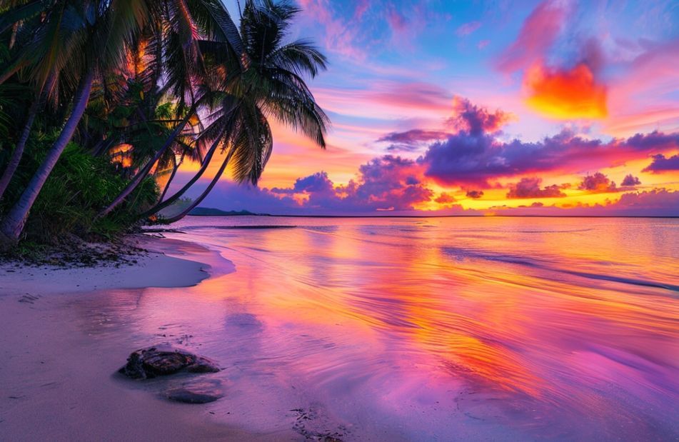 Sunset Beaches Wallpaper