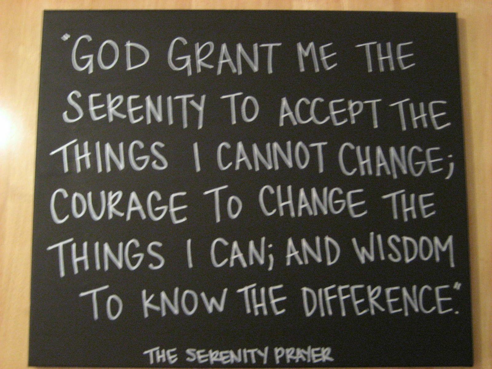 Serenity Prayer Background