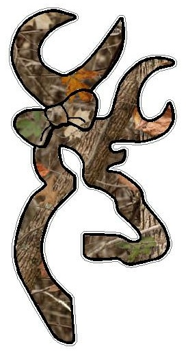Camo Browning Deer Logo