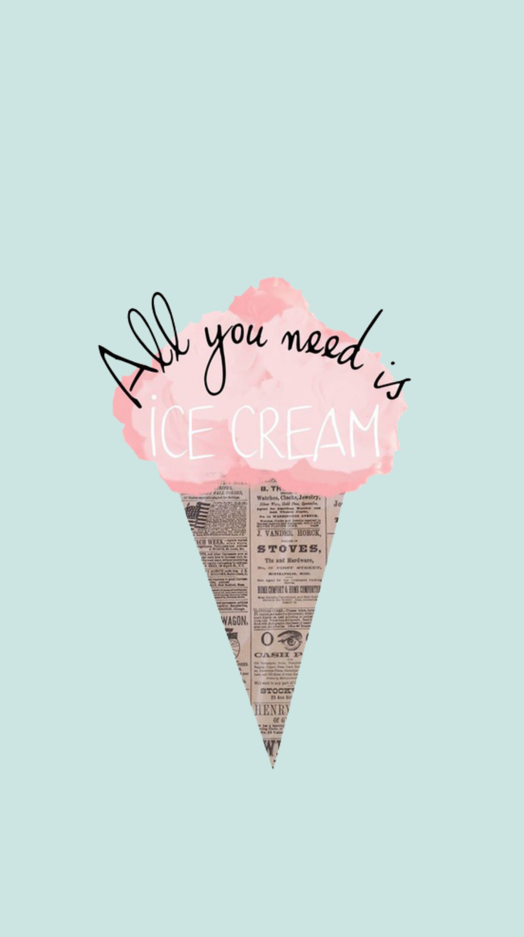 Toedit Icecreamday Icecream Dondurma Wallpaper Back