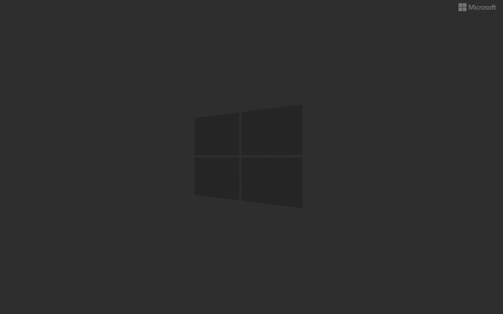 Windows Dark Grey Logo By Antongladyshev