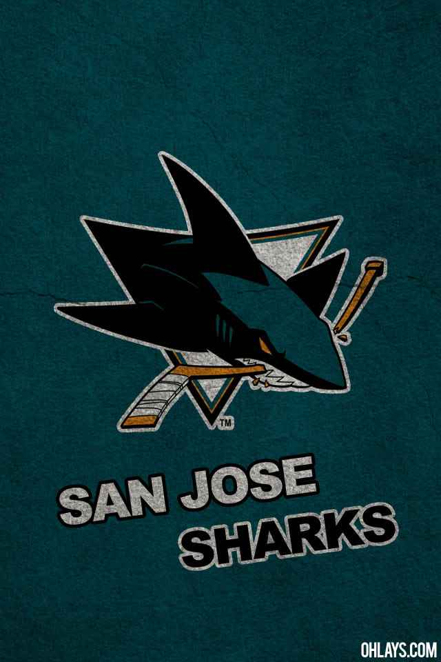 San Jose Sharks iPhone Wallpaper Ohlays