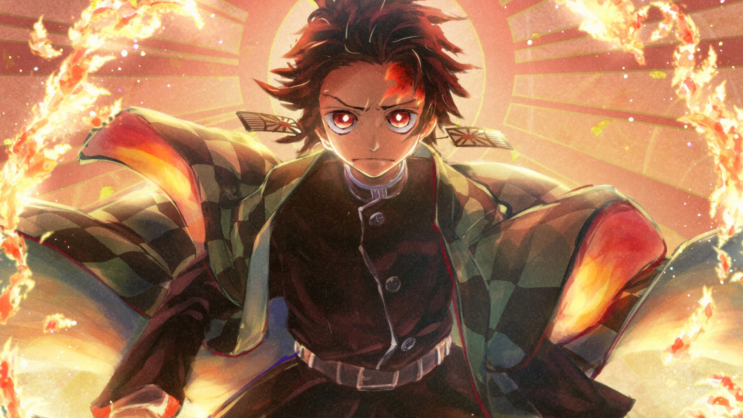 Free Download Tanjirou Kamado Kimetsu No Yaiba 4k Wallpaper 77 2560x1440 For Your Desktop Mobile Tablet Explore 29 Demon Slayer Kimetsu No Yaiba 4k Wallpapers Demon Slayer Kimetsu No