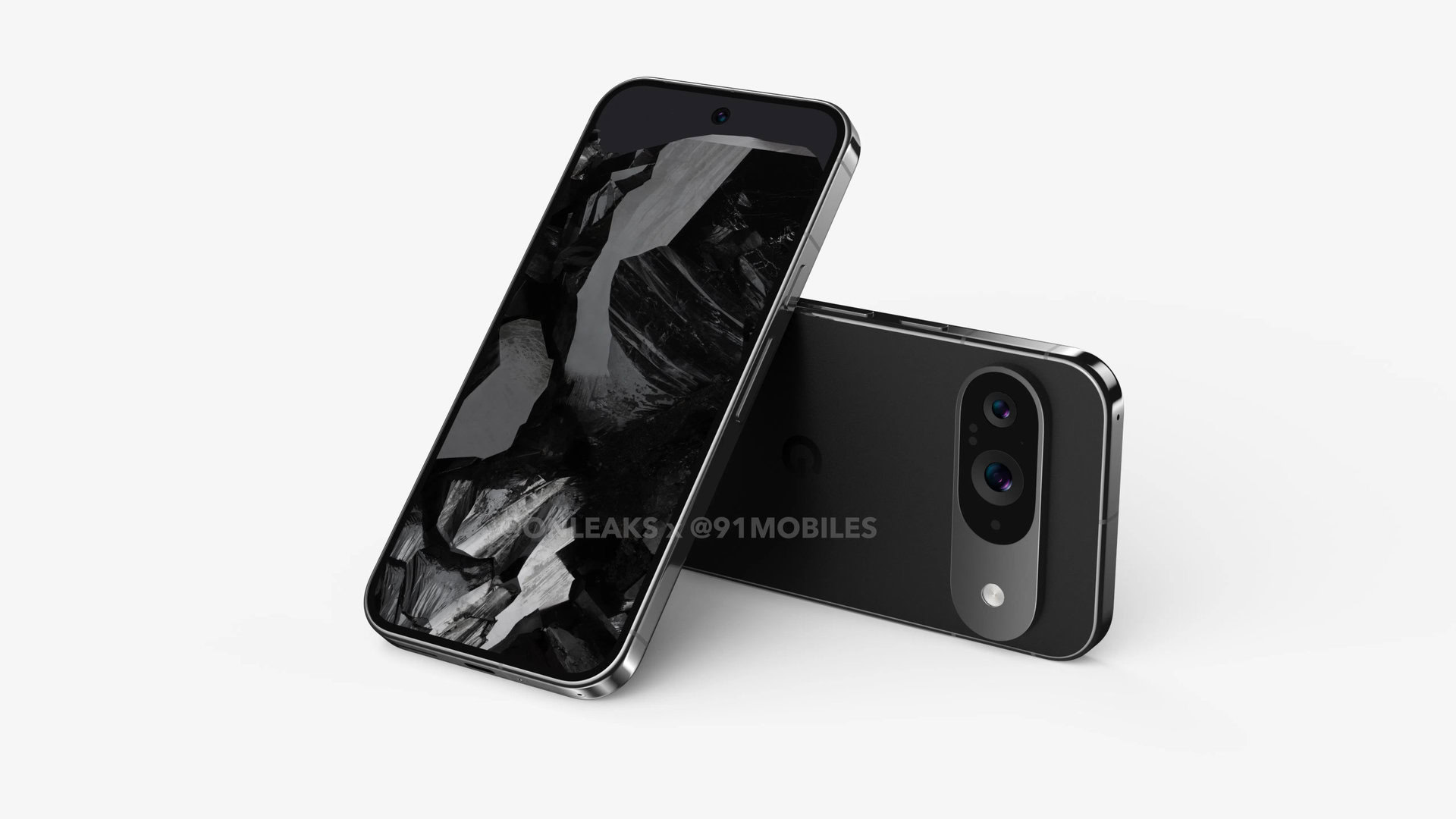 Leaked image showcasing the potential design and wallpaper of the Google Pixel 9 smartphone