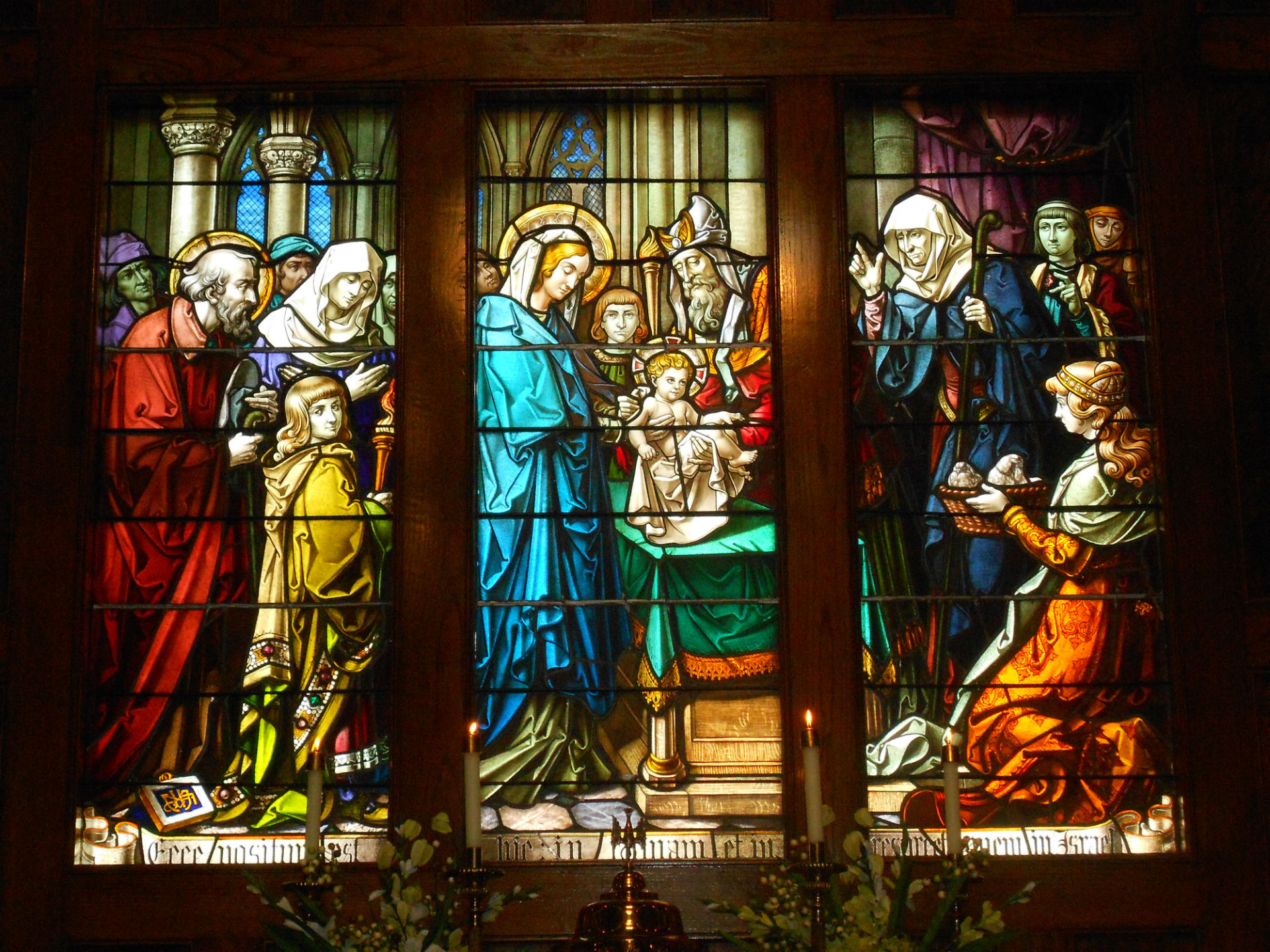 Religion Catholic Christian Art Window Jesus Wallpaper Background